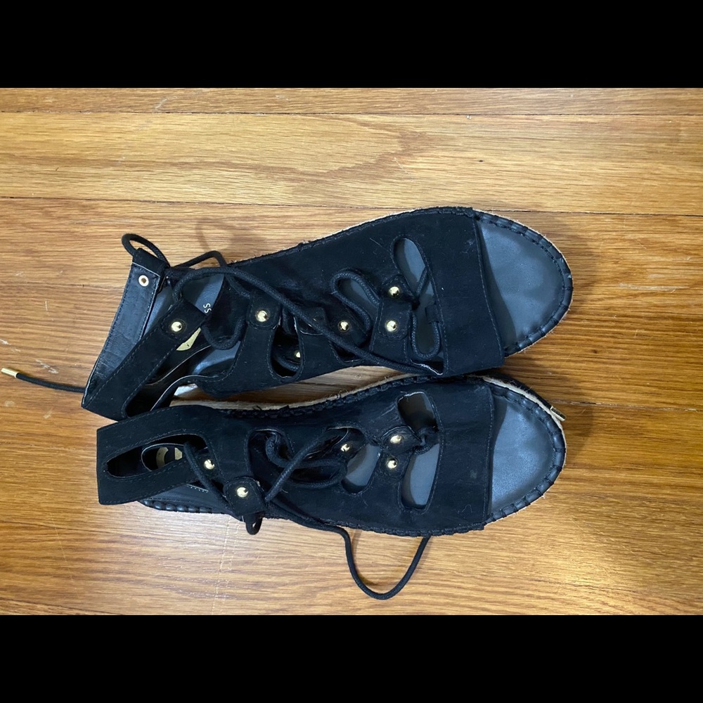 Lace up sandals